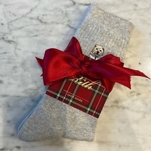 BRAND NEW | Kithmas Polar Bear Socks - Heather Grey